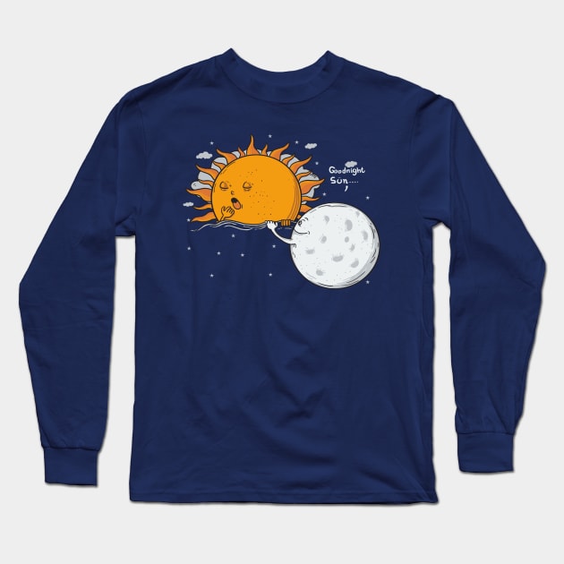 goodnight sun Long Sleeve T-Shirt by methlop39